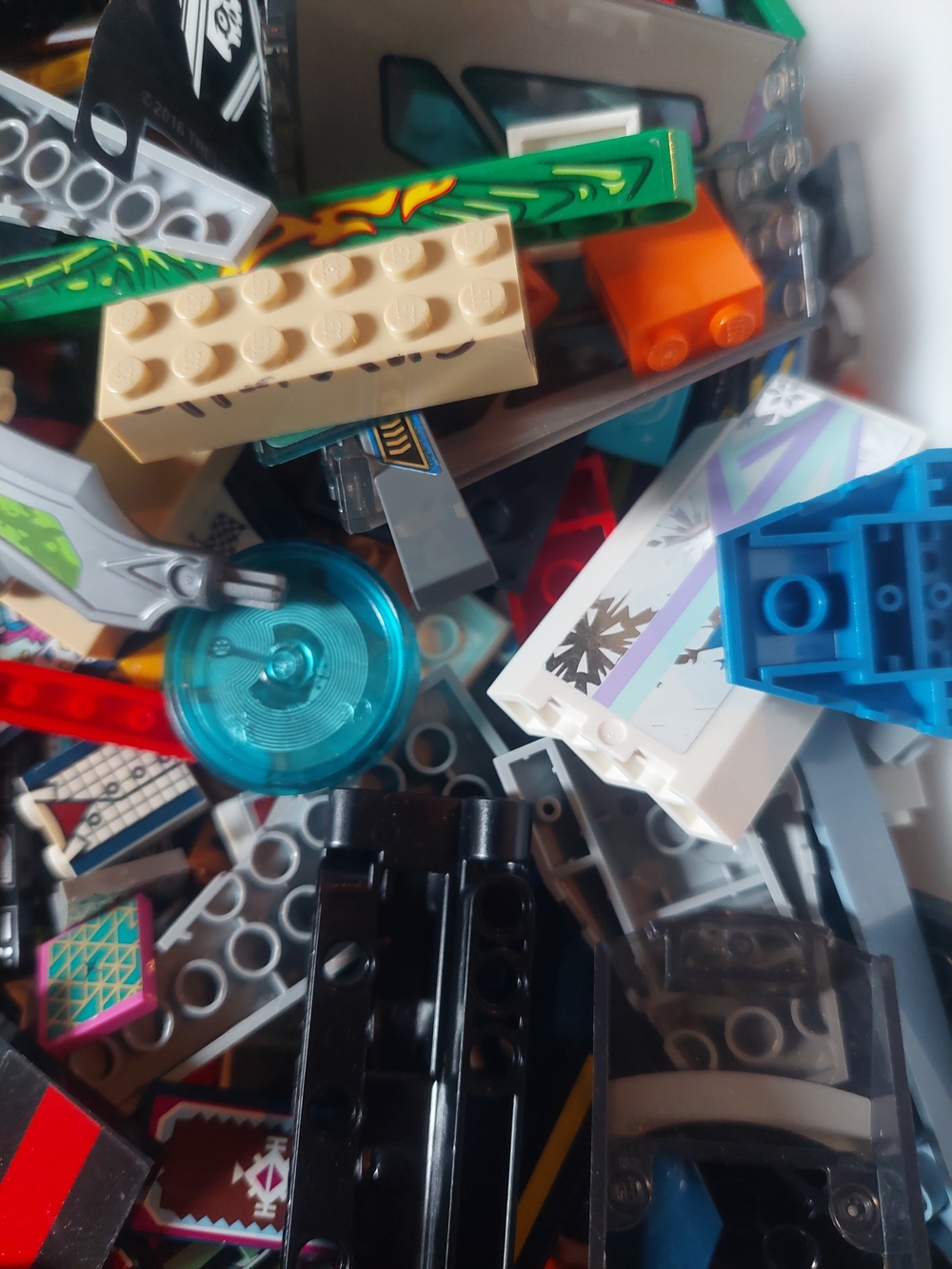 Lego Decorated Pieces